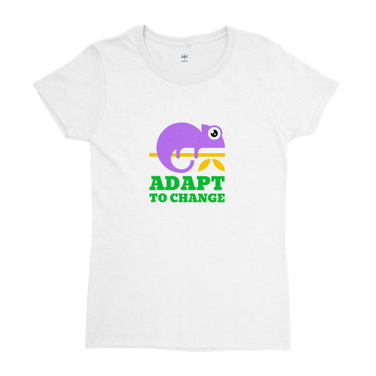 Adapt to Change Womens Crewneck T-shirt