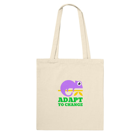 Adapt to Change Tote Bags