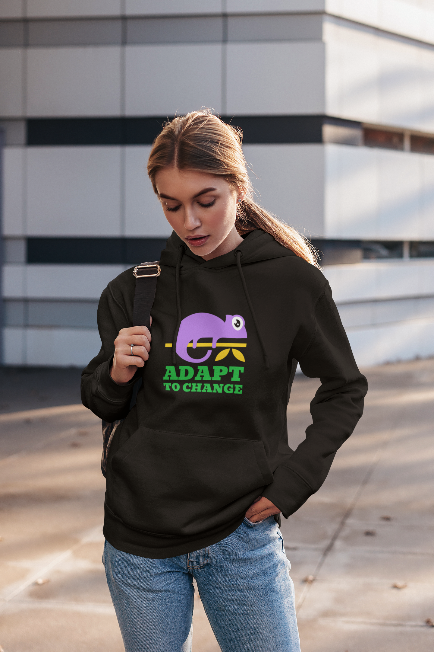 Adapt to Change Premium Unisex Pullover Hoodie